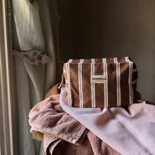 Trousse de toilette Rayures Noisette Gabrielle