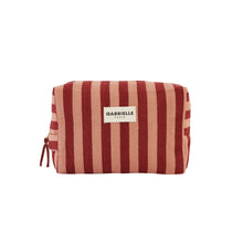 Trousse de toilette Rayures garance Gabrielle