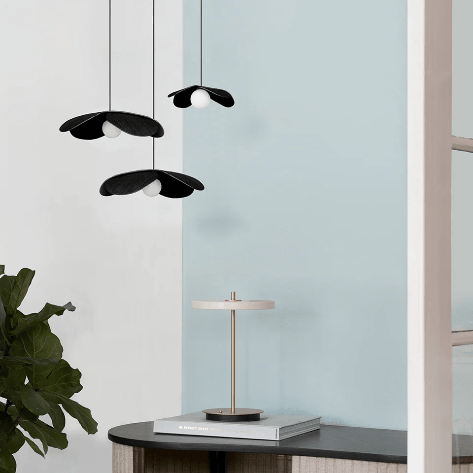 Suspension Forget me not Medium - Black