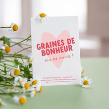 Sachet de graines - Vive les mariés