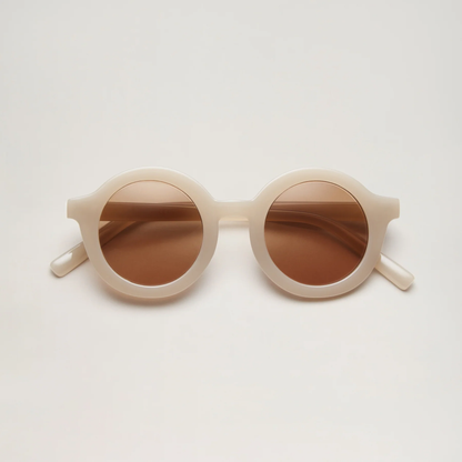 Lunettes enfant - Ronde beige