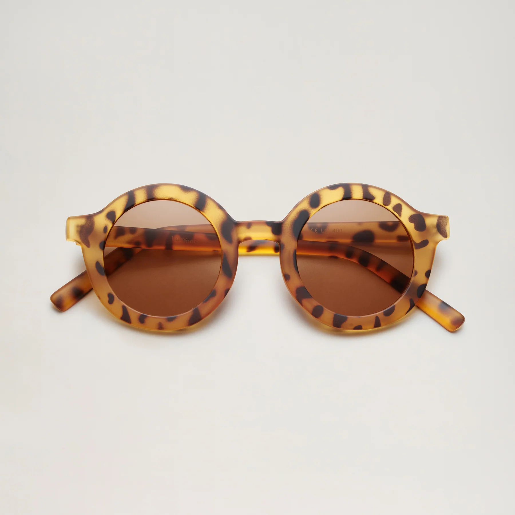 Lunettes adulte - Ronde Léopard