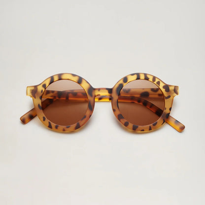Lunettes enfant - Ronde Léopard