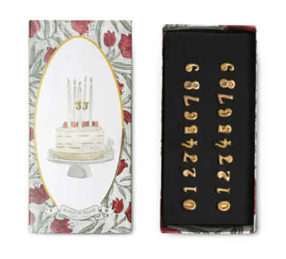 Anniversaire - bijoux de bougie