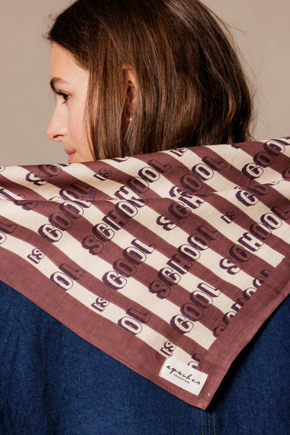 Petit foulard Manika - Dictée Taffeta