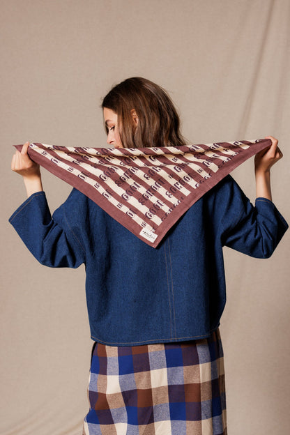 Petit foulard Manika - Dictée Taffeta