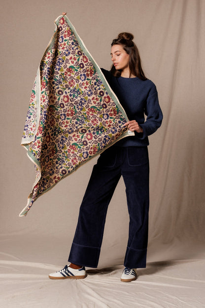 Grand foulard Latika - September Macadamia