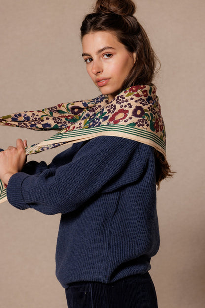 Grand foulard Latika - September Macadamia