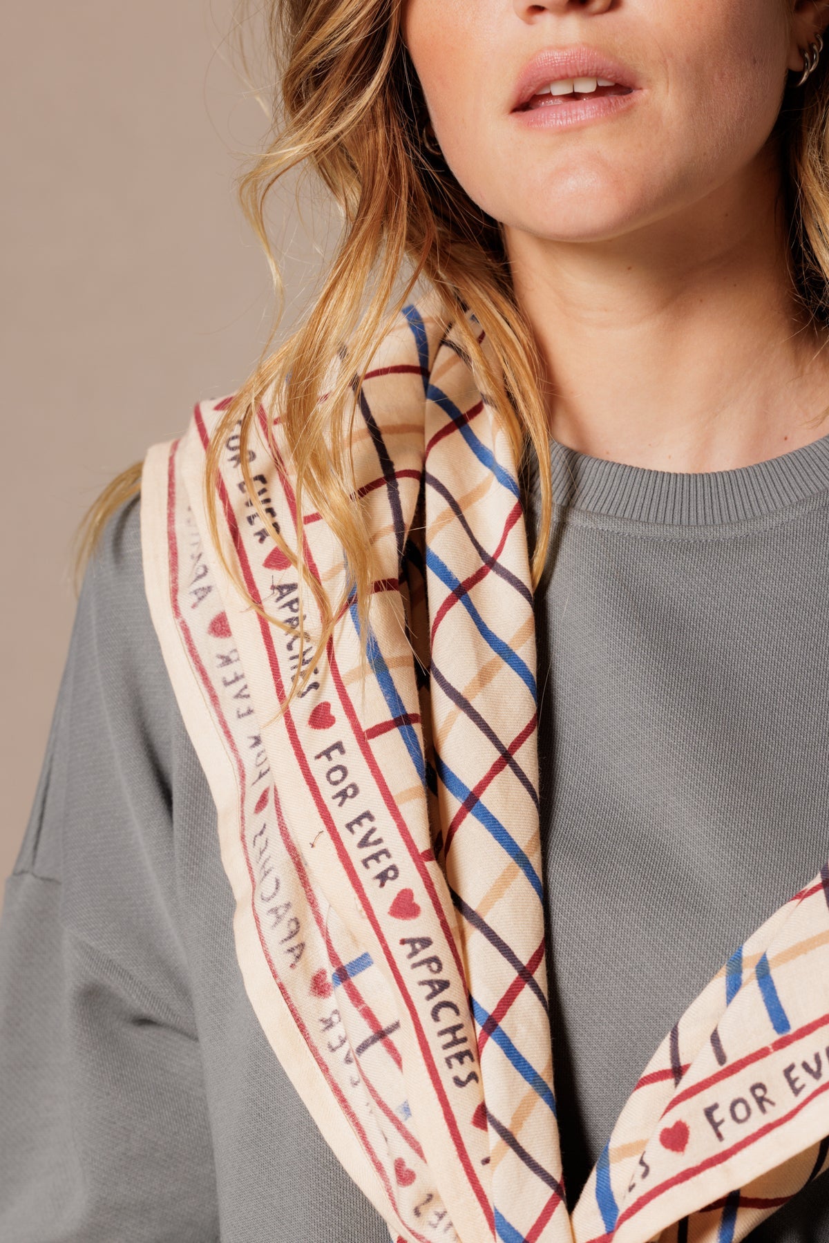 Grand foulard Latika - Cahier Macadamia