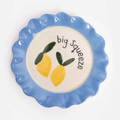 assiette big squeeze Caroline Gardner 