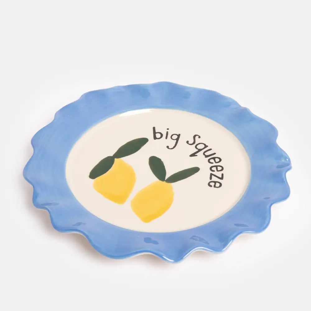 assiette big squeeze Caroline Gardner 