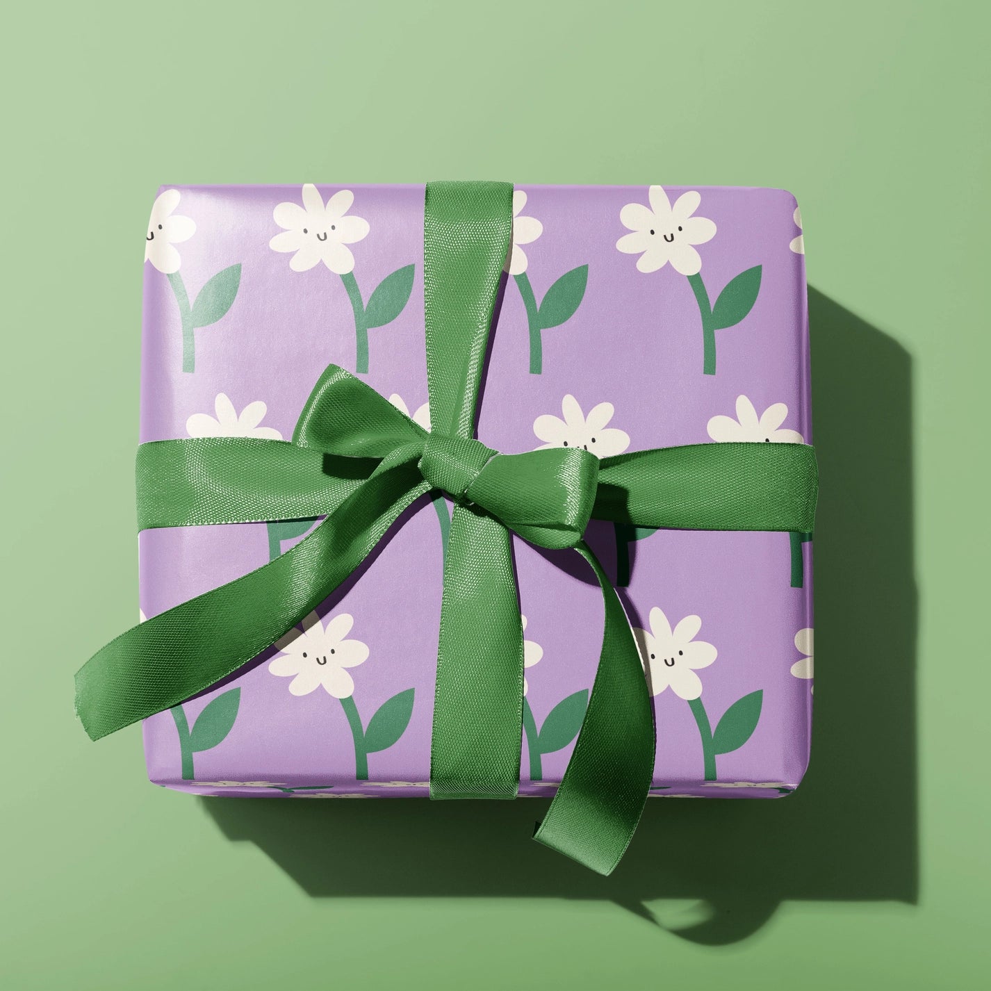 Papier cadeau - Fleurs lilas