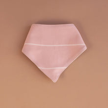 Bavoir/Foulard - Marinière rose