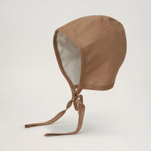 Bonnet en lin latté - Bébé 0-6 mois