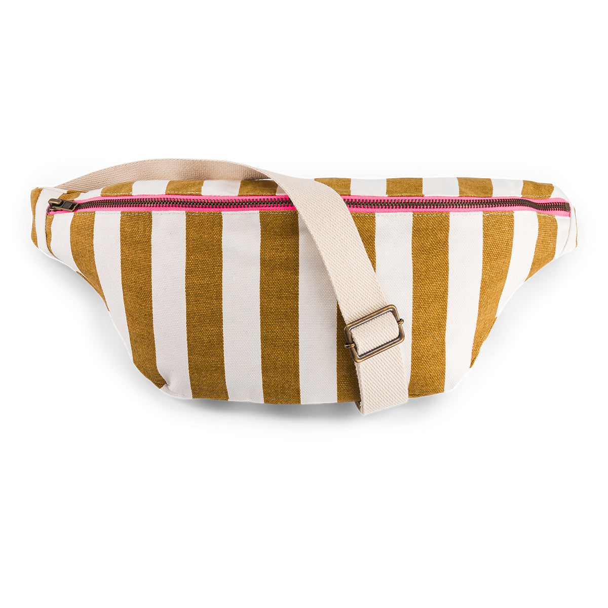 Sac banane - Rayures Caramel
