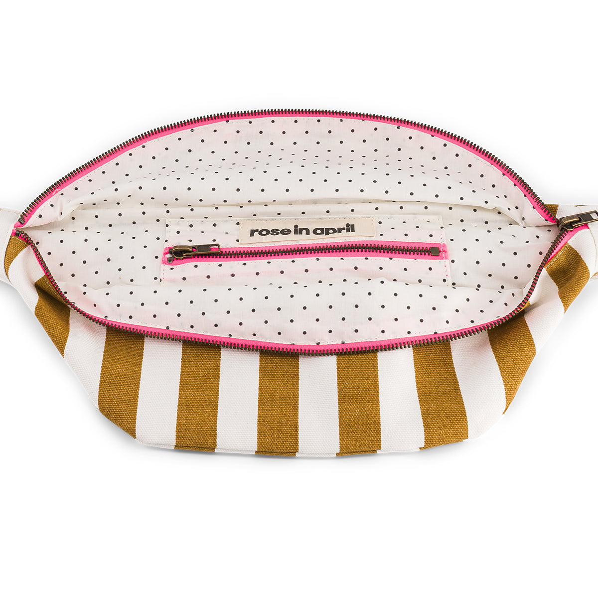 Sac banane - Rayures Caramel