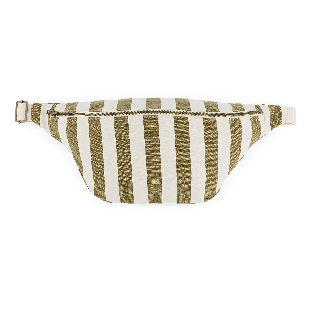banane rayures olive ecru