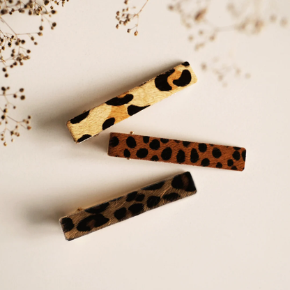 Barrette - Léopard beige