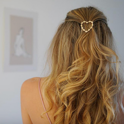 Barrette - Esther coeur doré