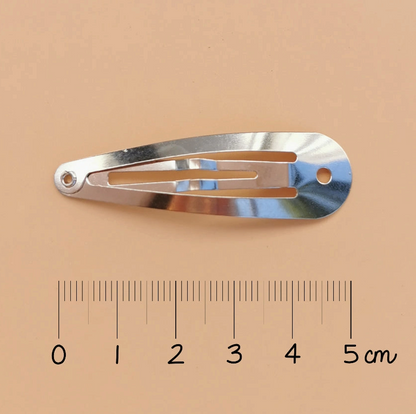 Barrette - Noeud papillon liberty rose buvard