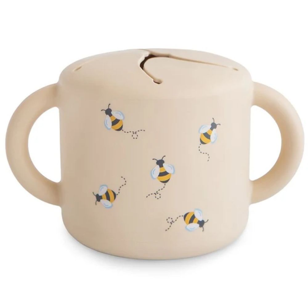 Tasse collation abeilles Mushie en silicone