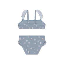 bikini bleu fleur de marguerite swim essentials