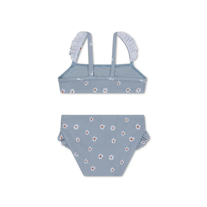 bikini bleu fleur de marguerite swim essentials