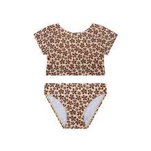 bikini fleurs marrons swim essentials