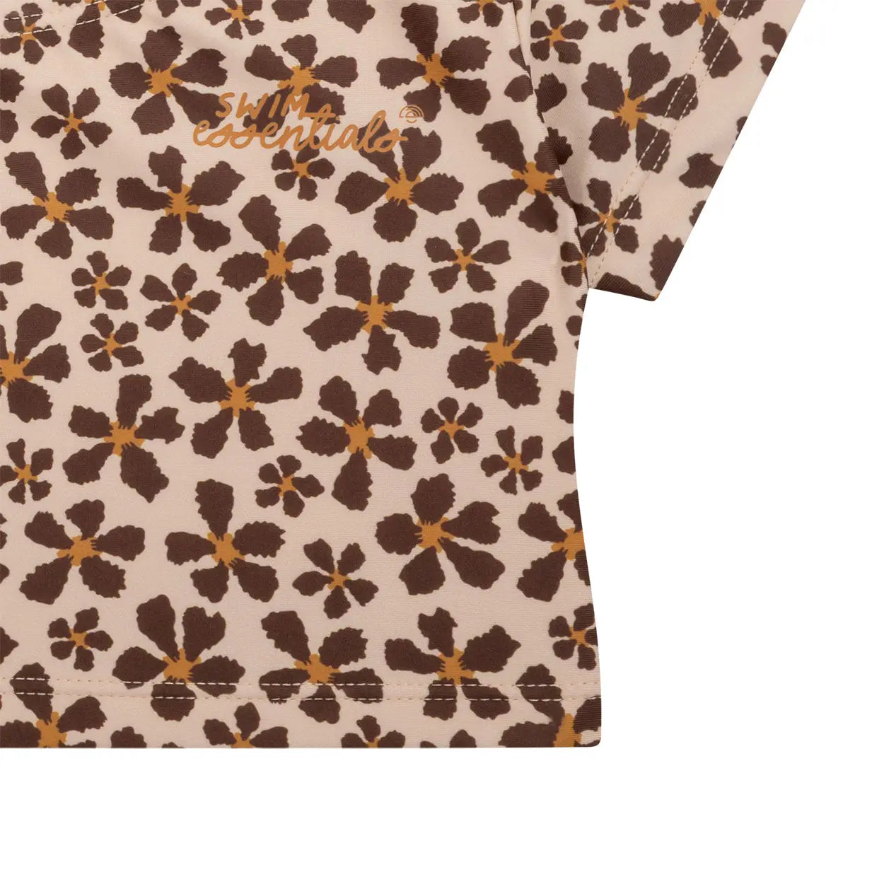 bikini fleurs marrons swim essentials