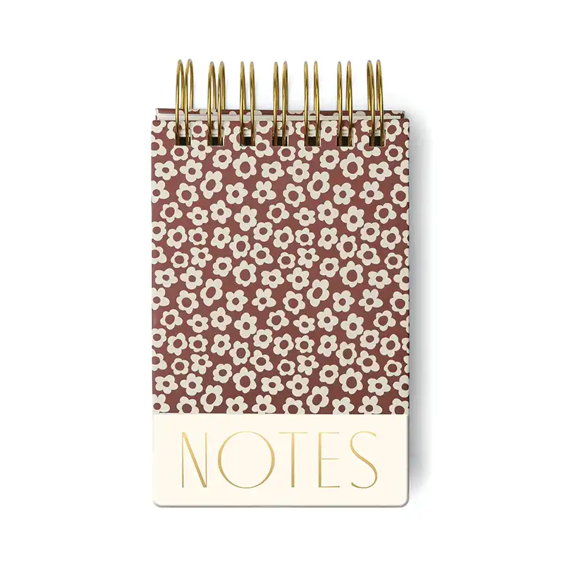 bloc-notes-floral-bordeaux-gentlemen's hardware