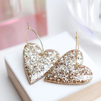 Boucles d'oreilles coeur Mimi - Or