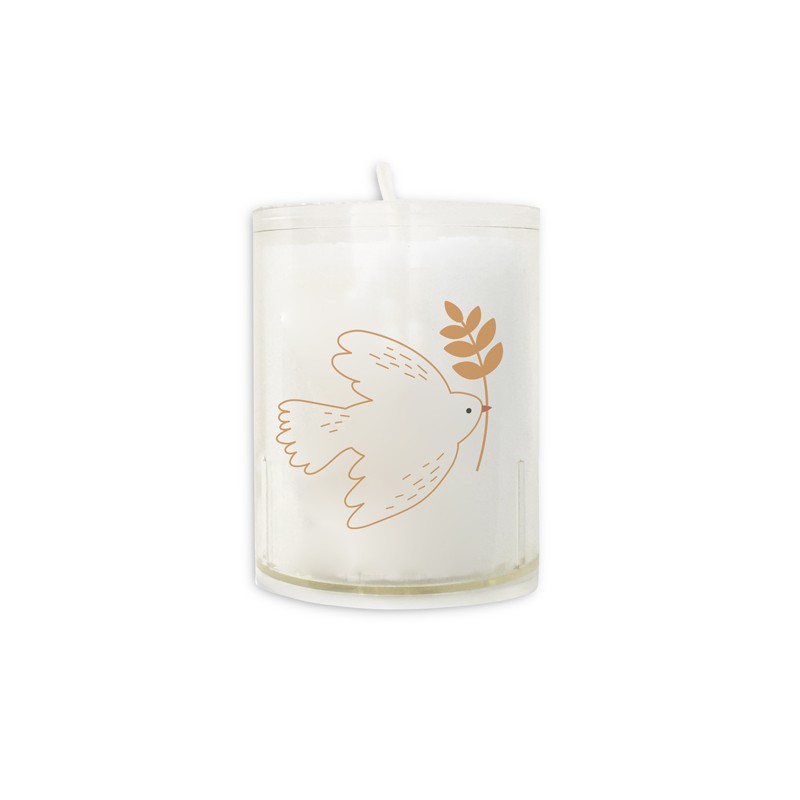 Bougie - Esprit Saint Oiseau