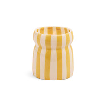 bougie rayée Gold Coast jaune paddy wax