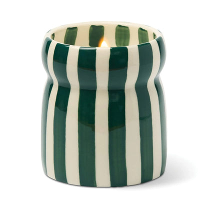 bougie rayée verte isla fresca gentlemen's hardware