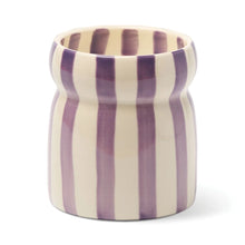 bougie rayée violette Waikiki waters gentlemen's hardware