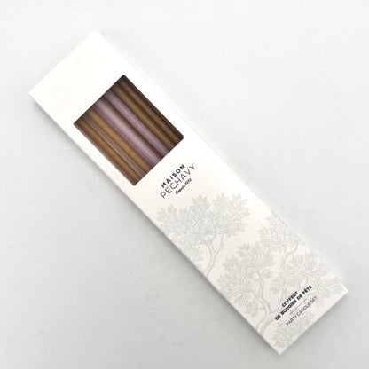 Coffret 20 bougies de fête - Nude Parme