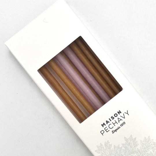 Coffret 20 bougies de fête - Nude Parme