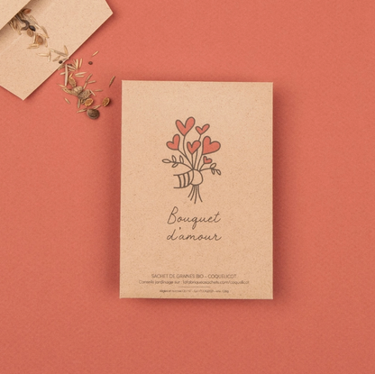 Sachet de graines - Bouquet d'amour (coquelicot)