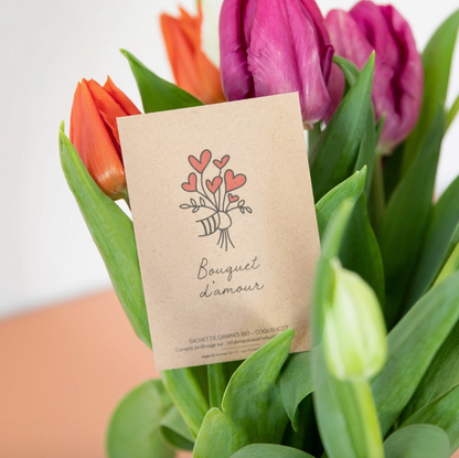 Sachet de graines - Bouquet d'amour (coquelicot)