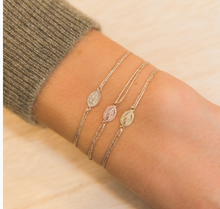 Bracelet fil lurex - Madonne or