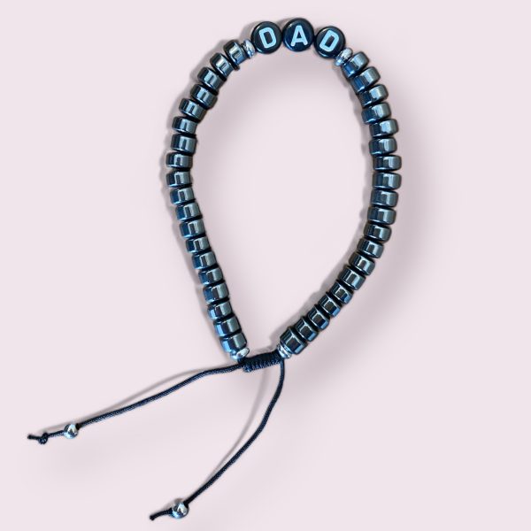 Bracelet DAD - Perles hématites