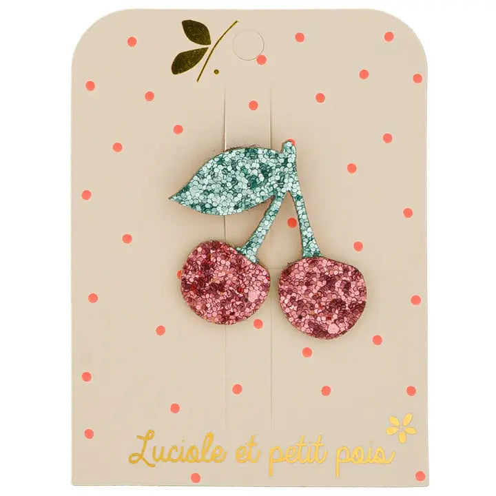 broche cerises luciole et petit pois