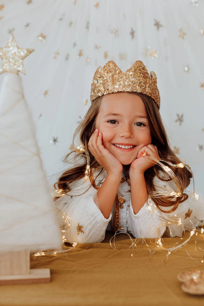 Couronne sequins or