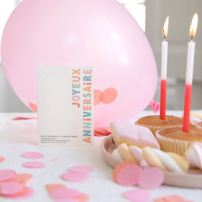 Sachet de graines - Joyeux anniversaire