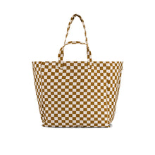 cabas damier caramel