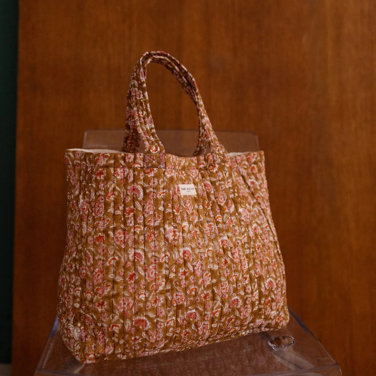 cabas edel khaki bindi atelier