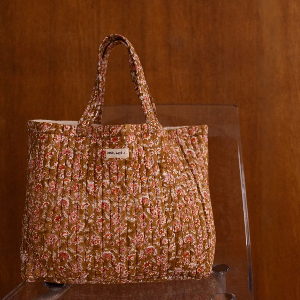 cabas edel khaki bindi atelier