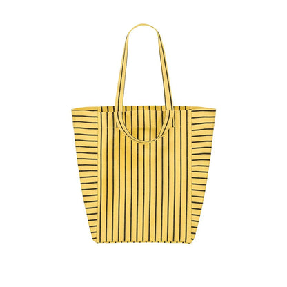 cabas elisabeth rayures tennis bambou 