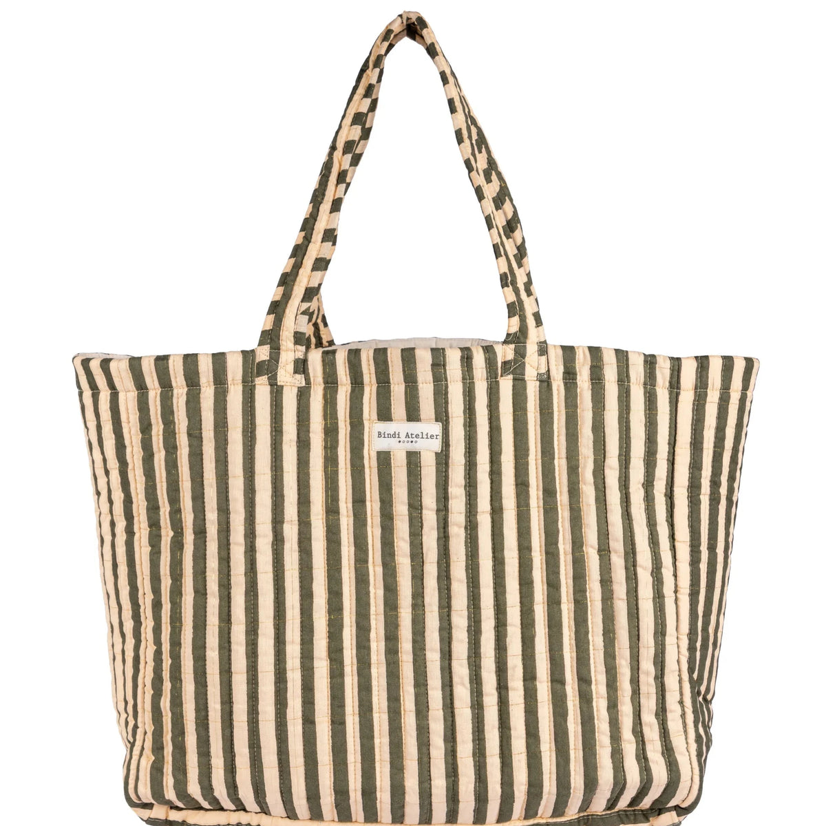 cabas stripes leaf bindi atelier