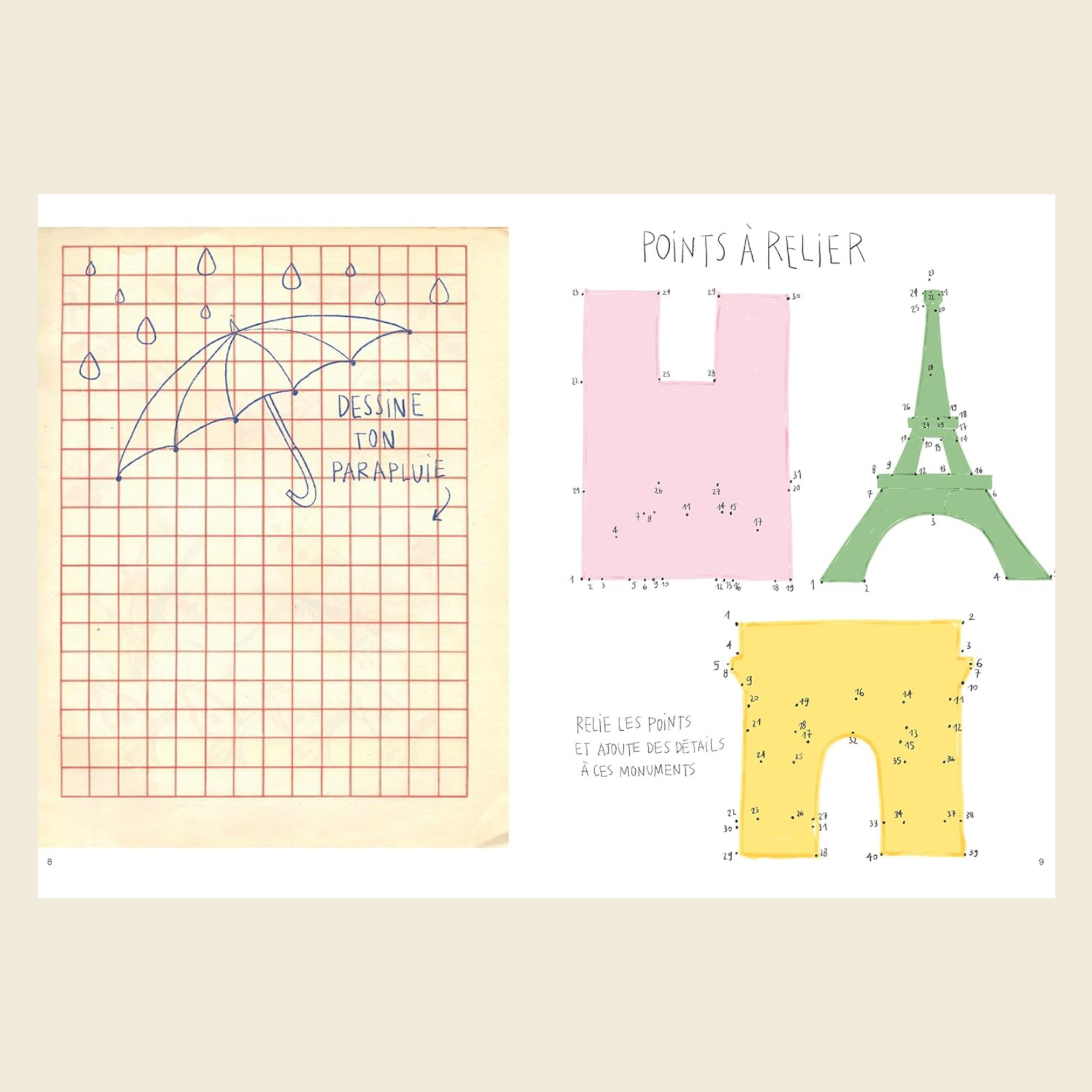 cahier d'activités paris zoé de las cases